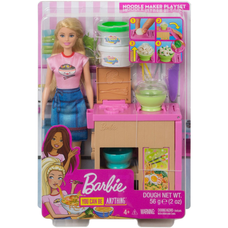 Afbeelding laden in galerijviewer, Barbie noodle bar speelset en pop
