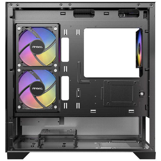 Antec cx500m rgb mini tower behuizing (zwart | 3x usb-a | tempered glass)