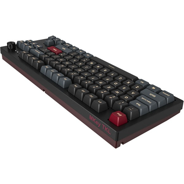 Afbeelding laden in galerijviewer, Montech mkey darkness tkl rgb mechanisch toetsenbord (zwart, us lay-out (qwerty), gateron g pro yellow, 80% (tkl), hot-swappable, rgb, pbt)
