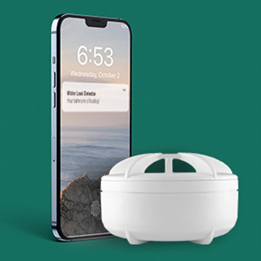 Frient water leak detector melder (wit, zigbee 3.0)