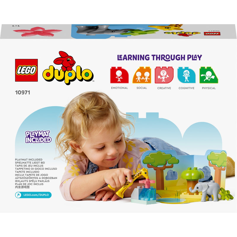 Afbeelding laden in galerijviewer, Lego duplo - wilde dieren van afrika constructiespeelgoed (10971)

