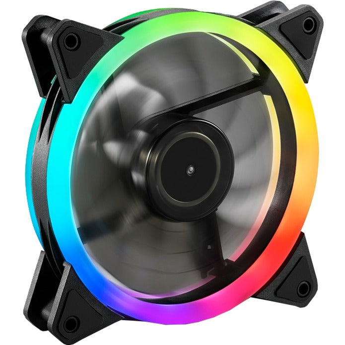 Afbeelding laden in galerijviewer, Sharkoon shark blades rgb case fan (zwart, 120 x 120 x 25 mm)
