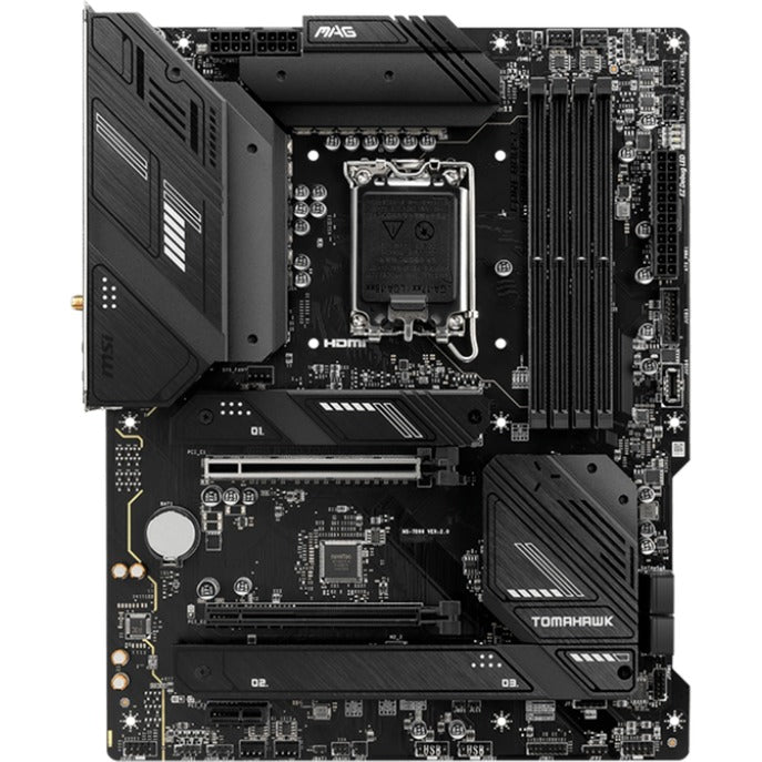 Afbeelding laden in galerijviewer, Msi mag b760 tomahawk wifi socket 1700 moederbord (zwart, raid, 2.5 gb-lan, wi-fi 6e, bt, sound, atx)
