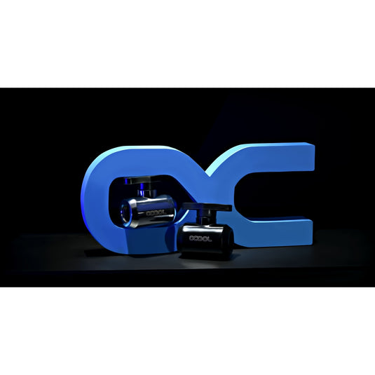 Alphacool eiszapfen 2-way kogelkraan kraanstuk (zwart)