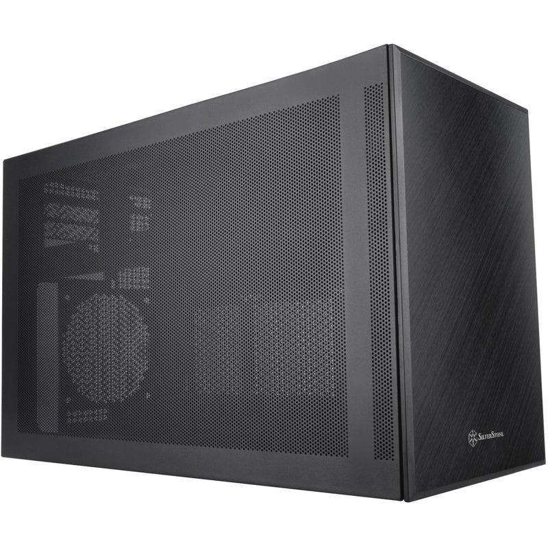 Afbeelding laden in galerijviewer, Silverstone sugo 17 mini tower behuizing (zwart | 2x usb-a | 1x usb-c)
