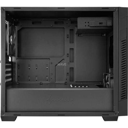 Sharkoon s1000 midi tower behuizing (zwart | 2x usb-a)