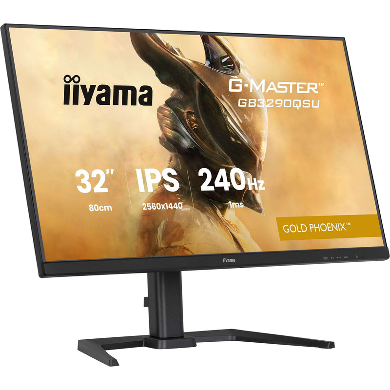 Afbeelding laden in galerijviewer, Iiyama g-master gold phoenix gb3290qsu-b1 31.5 gaming monitor (zwart (mat), 2x hdmi, displayport, 2x usb-a, 2x usb-b, 240 hz)
