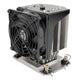 Silverstone sst-xe04-4677vb cpu-koeler (zwart, 4-pins pwm fan-connector)