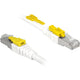 Delock patchkabel rj-45 secure met cat.6a (wit, 85333, 3 meter)