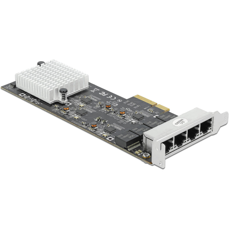 Afbeelding laden in galerijviewer, Delock pci express x4 naar 4 x rj45 2,5 gbe netwerkadapter
