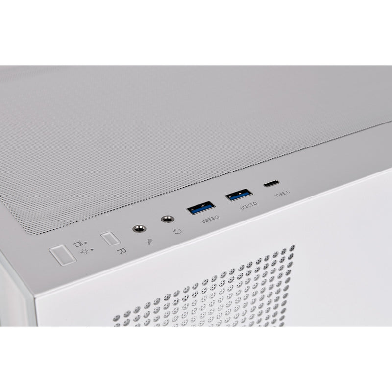 Afbeelding laden in galerijviewer, Thermaltake view 270 tg argb - snow midi tower behuizing (wit | 2x usb-a | 1x usb-c | rgb | tempered glass)
