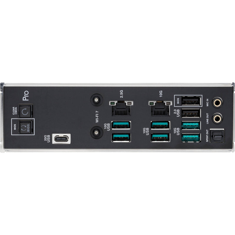 Afbeelding laden in galerijviewer, Asus pro ws trx50-sage wifi socket str5 moederbord (zwart grijs, raid, 10gb-lan, 2.5gb-lan, wi-fi 7, bt, sound, ceb)

