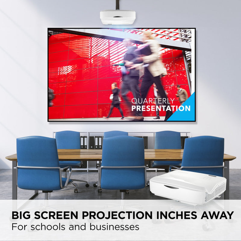 Afbeelding laden in galerijviewer, Viewsonic ls832wu wuxga ultra short throw laserprojector (wit, 5000 ansi lumen)
