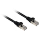 Sharkoon cat.6a netwerkkabel (zwart, 0,25 meter, sftp, rj-45, halogeenvrij)