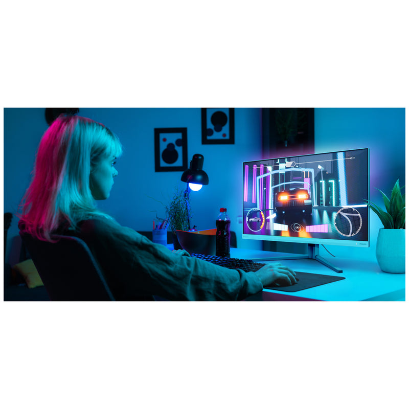 Afbeelding laden in galerijviewer, Philips evnia 6000 27m2n6501l 00 26.5 gaming monitor (wit, 2x hdmi, displayport, 2x usb-a, usb-b, 240 hz)
