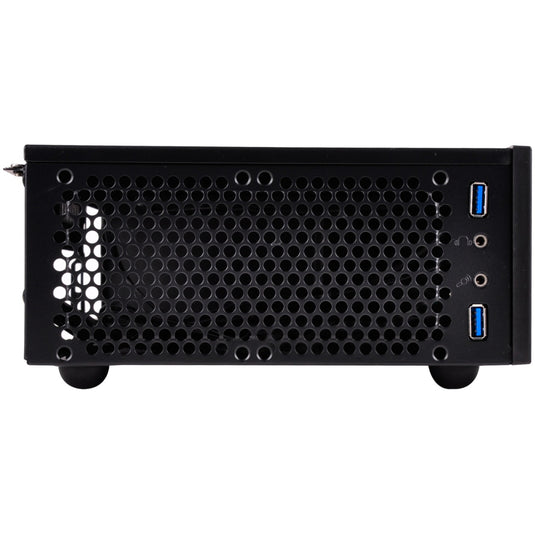 Silverstone sst-ml09b htpc behuizing (zwart | 2x usb-a)