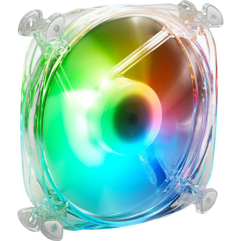 Afbeelding laden in galerijviewer, Sharkoon shark disc rgb case fan (transparant, 120 x 120 x 25 mm)
