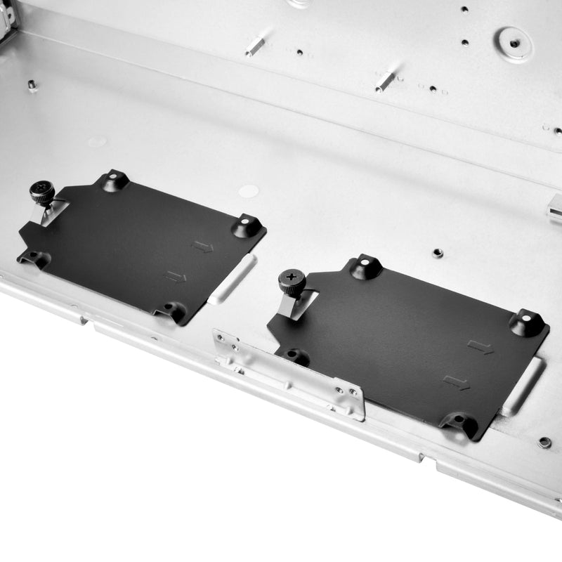 Afbeelding laden in galerijviewer, Silverstone rm44 rack behuizing (zwart | 4u | usb type-c | 2x 80mm casefan inbegrepen)
