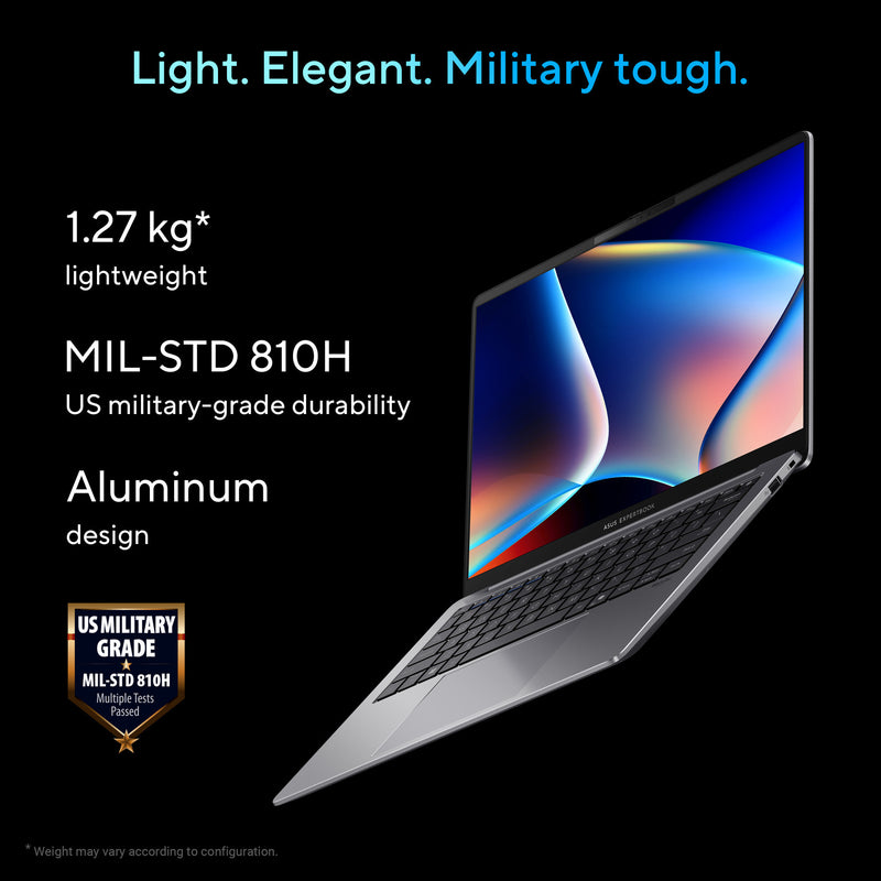 Afbeelding laden in galerijviewer, Asus expertbook p5 p5405csa-nz0195x 14 laptop (grijs | core ultra 7 258v | arc graphics 140v | 32 gb | 1 tb ssd)

