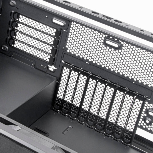 Silverstone alta f2 big tower behuizing (zwart | 4x usb-a | 1x usb-c | tempered glass)