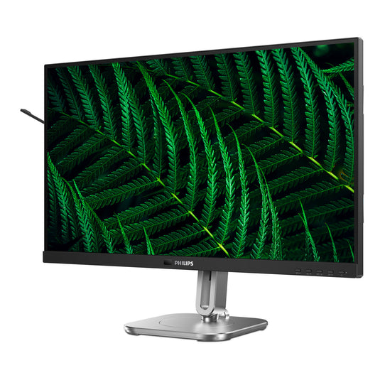 Philips 27b2g5601 27 monitor (zilver zwart, hdmi, displayport, usb, lan, audio)