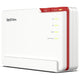 Fritz! box 5690 pro edition international router (wit rood, mesh wi-fi)