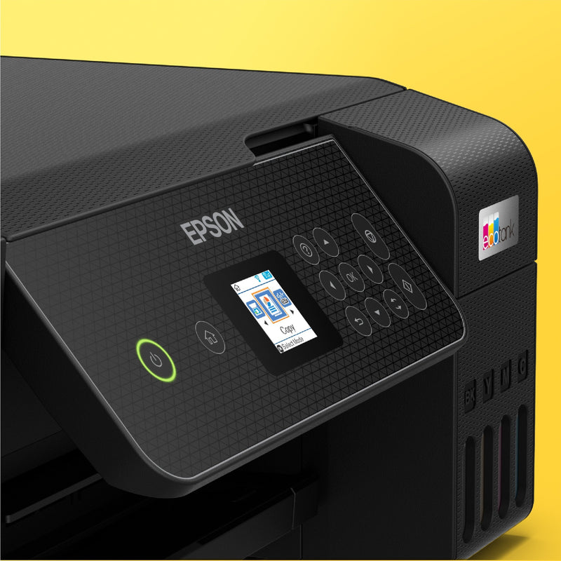 Afbeelding laden in galerijviewer, Epson ecotank et-2870 a4 multifunctionele wi-fi-printer met inkttank all-in-one inkjetprinter (zwart, scannen, kopiëren, inclusief tot 3 jaar inkt)
