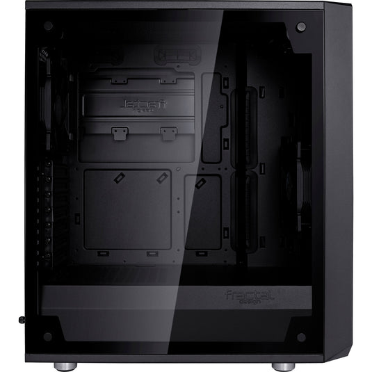 Fractal design meshify c midi tower behuizing (zwart | 2x usb-a | tempered glass)