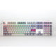 Ducky one 3 mist grey rgb mechanisch toetsenbord (lichtgrijs, us lay-out (qwerty), cherry mx red, 100%, rgb led, double-shot pbt, hot-swappable, quack mechanics)