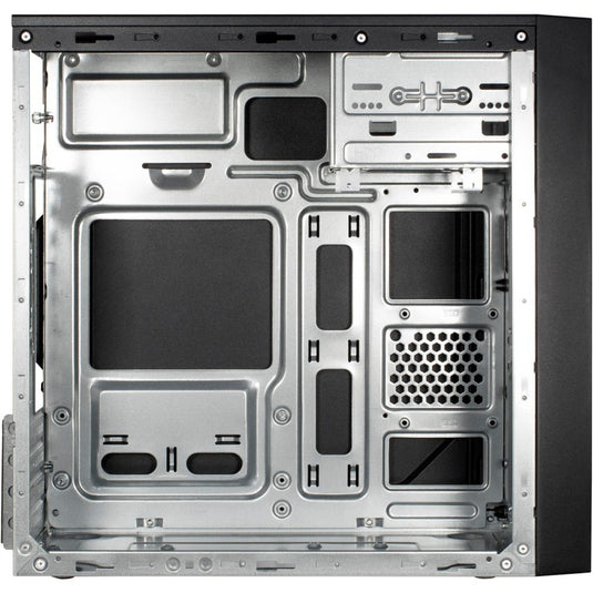 Inter-tech it-6502 romea mini tower behuizing (zwart | 2x usb-a)