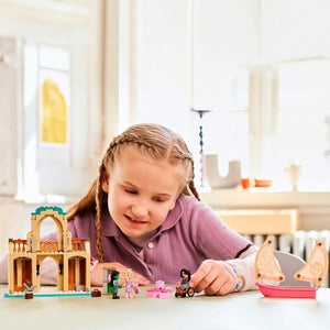 Lego wicked glinda, elphaba en nessarose op shiz university speelgoed boot en poppenhuis set 75681