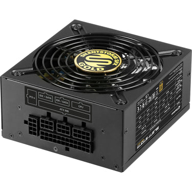Sharkoon silentstorm sfx 500 gold modulaire 500 watt voeding (zwart, 2x pcie)