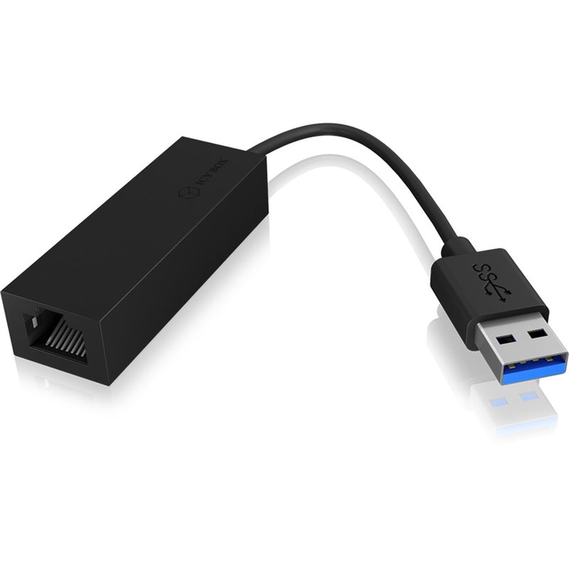 Afbeelding laden in galerijviewer, Icy box ib-ac501a, usb 3.0 > rj-45 adapter (zwart)
