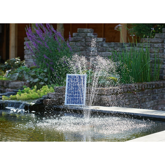 Ubbink solarmax 2500 accu pomp (zwart, incl. solarpaneel, pomp en accu)