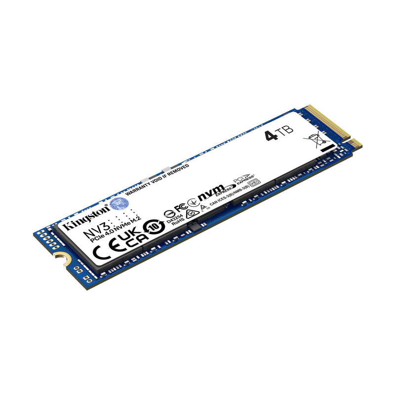 Afbeelding laden in galerijviewer, Kingston nv3 4 tb ssd (snv3s 4000g, pcie 4.0 x4, nvme, m.2 2280)
