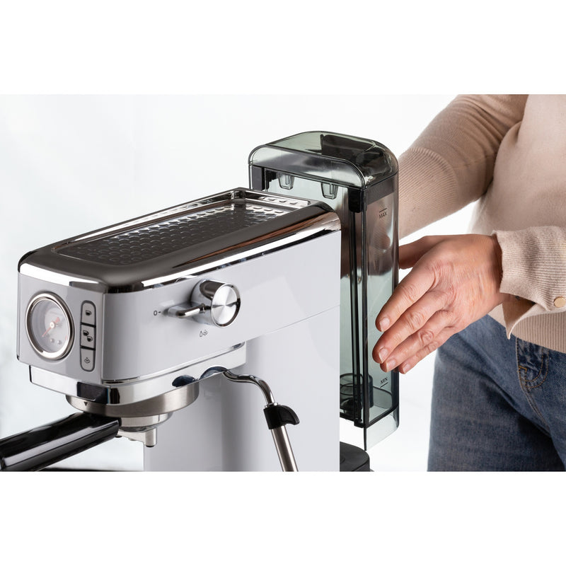 Afbeelding laden in galerijviewer, Ariete moderna espresso slim 1381 14 espressomachine (wit)

