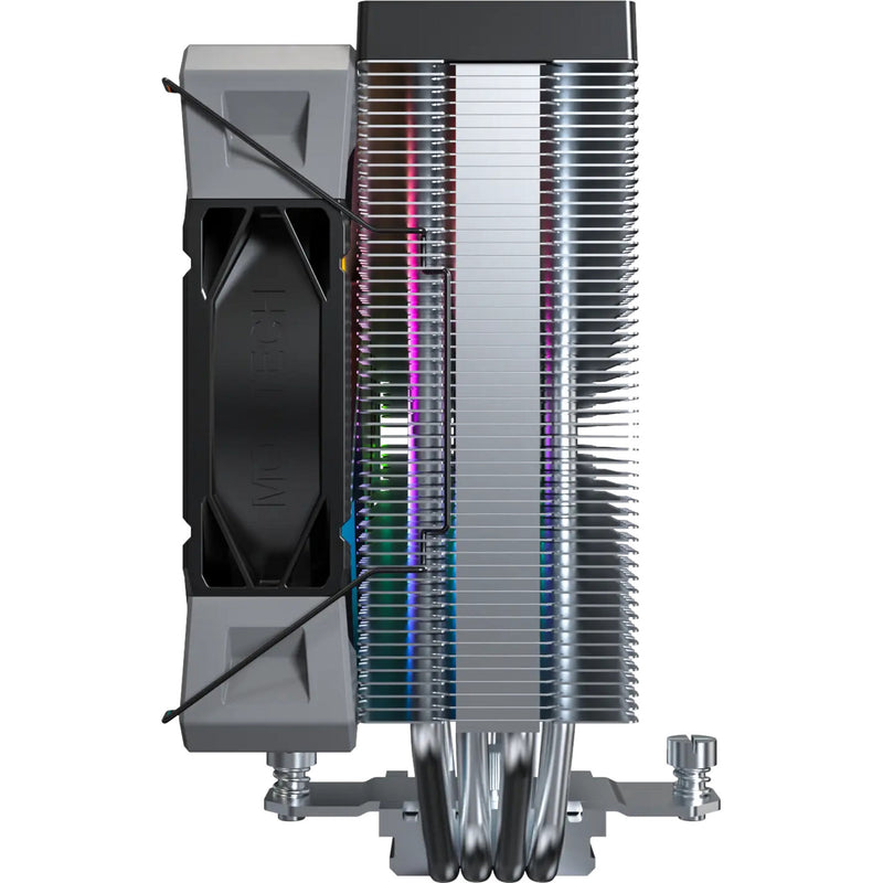 Afbeelding laden in galerijviewer, Montech nx400 argb cpu-koeler (zwart, 4-pin pwm)
