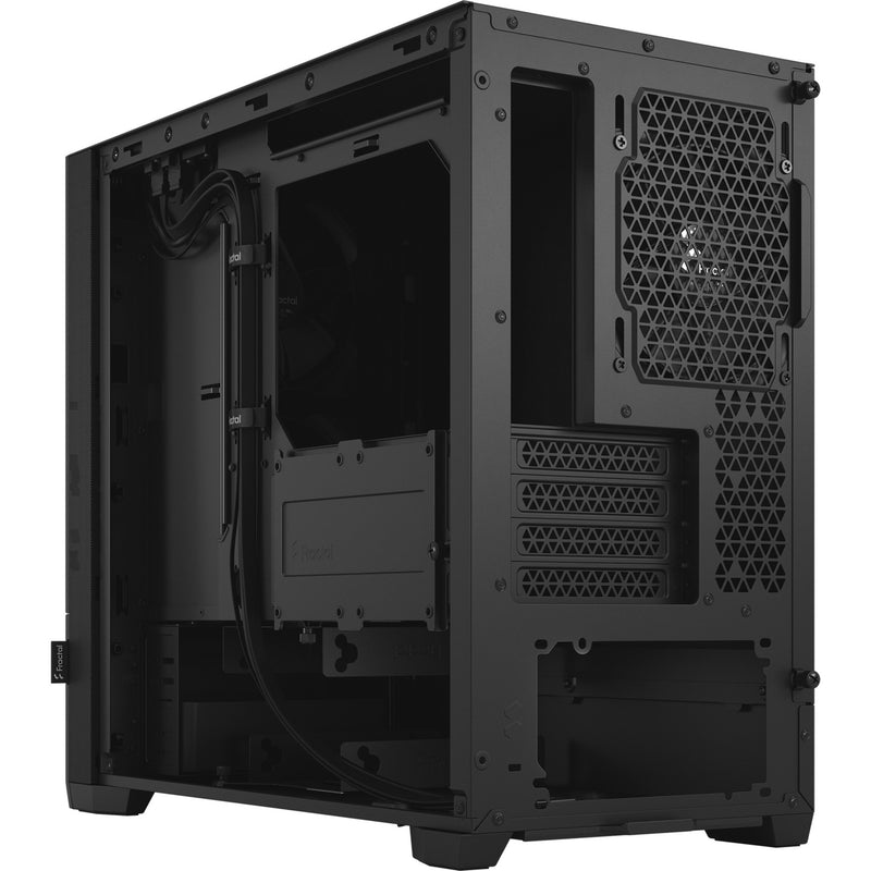 Afbeelding laden in galerijviewer, Fractal design pop mini silent black solid midi tower behuizing (zwart | 2x usb-a)
