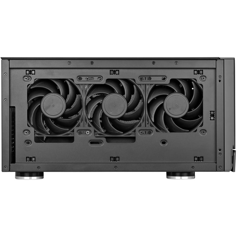 Afbeelding laden in galerijviewer, Silverstone crown 04 htpc behuizing (donkergrijs | 4x usb-a | 1x usb-c)
