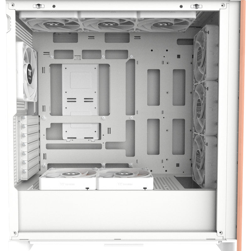 Afbeelding laden in galerijviewer, Thermaltake s370 ws snow midi tower behuizing (wit | 2x usb-a | 1x usb-c | tempered glass)
