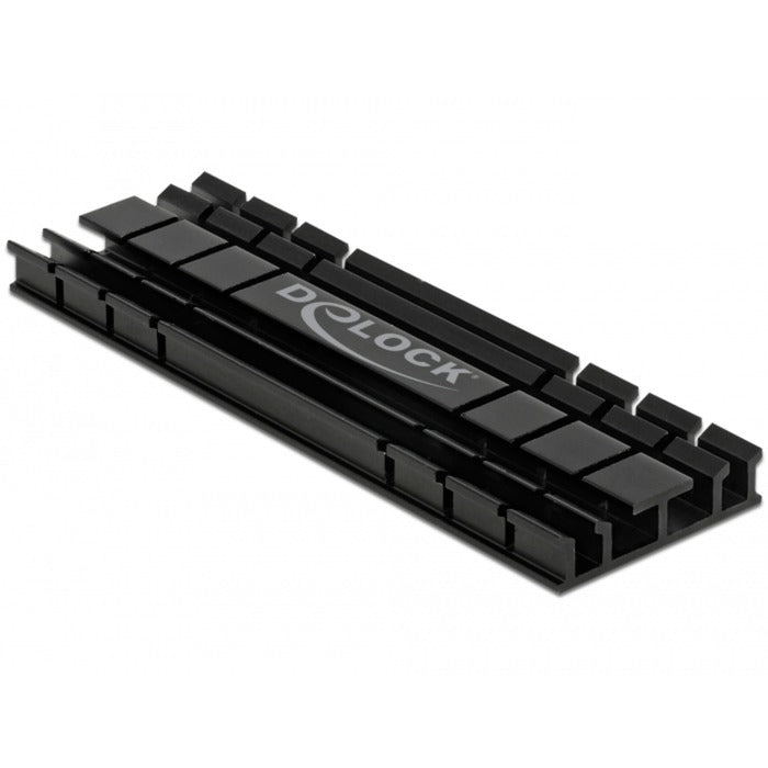 Afbeelding laden in galerijviewer, Delock heatsink flat 70 mm voor m.2 module (zwart)
