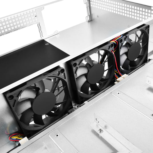 Silverstone rm21-308 rack behuizing (zwart | 1x usb-a 2.0 | 1x usb-a 3.2 (5 gbit s))