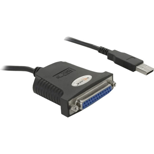 Afbeelding laden in galerijviewer, Delock usb-a 1.1 naar parallel kabel (zwart, 0,8 meter)
