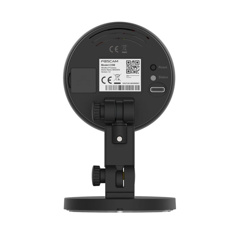 Afbeelding laden in galerijviewer, Foscam c5m beveiligingscamera (zwart, 3k, 5mp, dual-band wi-fi)
