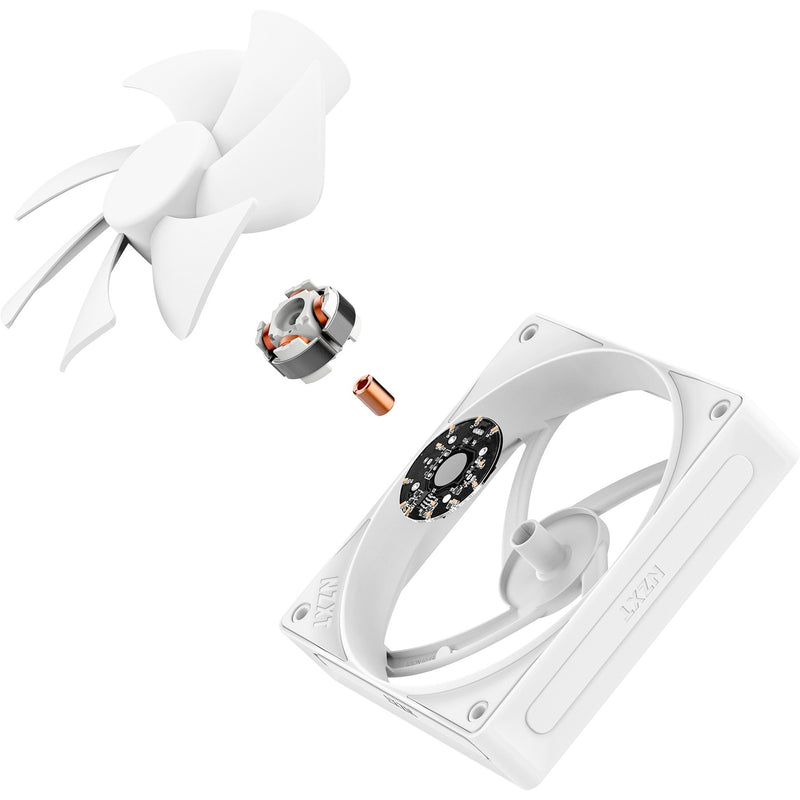 Afbeelding laden in galerijviewer, Nzxt f120p case fan (wit, 120 x 120 x 25 mm, pwm)
