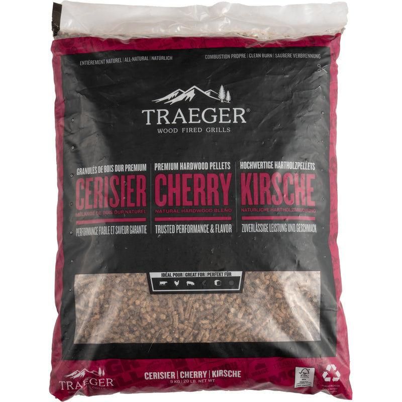 Afbeelding laden in galerijviewer, Traeger pellets van hardhout kers brandstof (9 kg)
