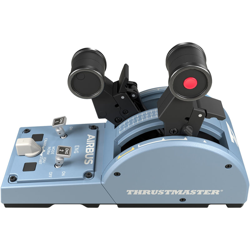 Afbeelding laden in galerijviewer, Thrustmaster tca quadrant airbus edition gaming gasregelaar (blauwgrijs zwart, pc)
