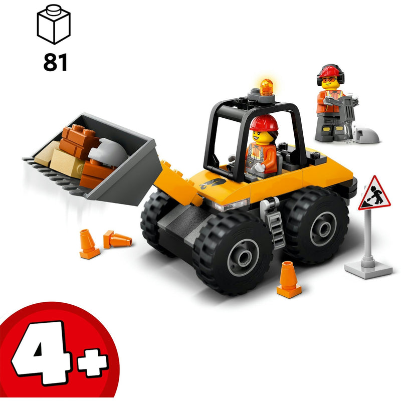 Afbeelding laden in galerijviewer, Lego city - gele wiellader constructiespeelgoed (60450)
