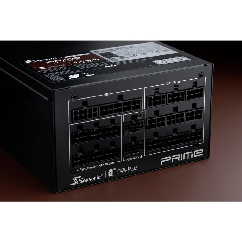 Afbeelding laden in galerijviewer, Noctua prime tx-1600 edition modulaire 1600 watt voeding (zwart, 2x 12vhpwr, 6x pcie)
