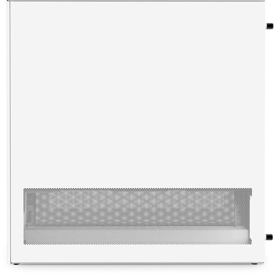 Nzxt h3 flow midi tower behuizing (wit (mat) | 1x usb-a | 1x usb-c | tempered glass)